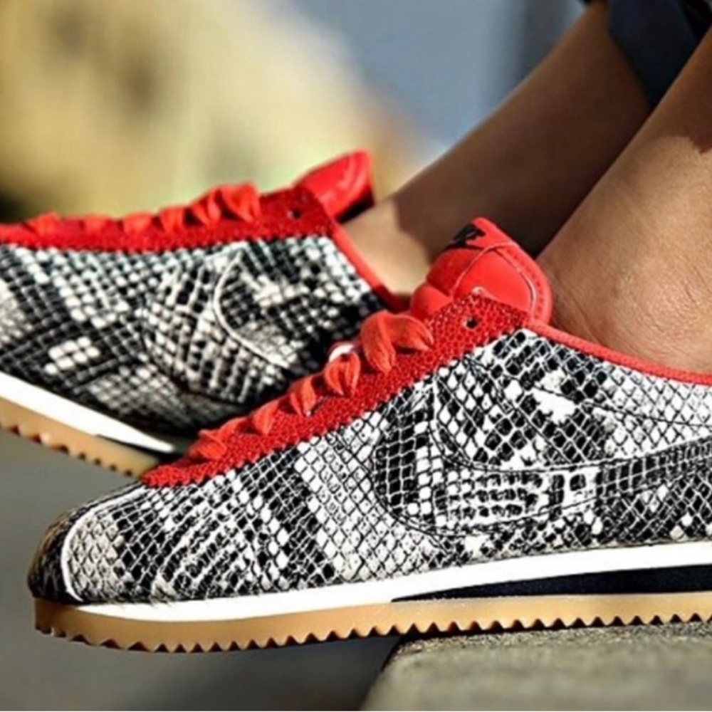 Nike Snakeskin Cortez Sneakers